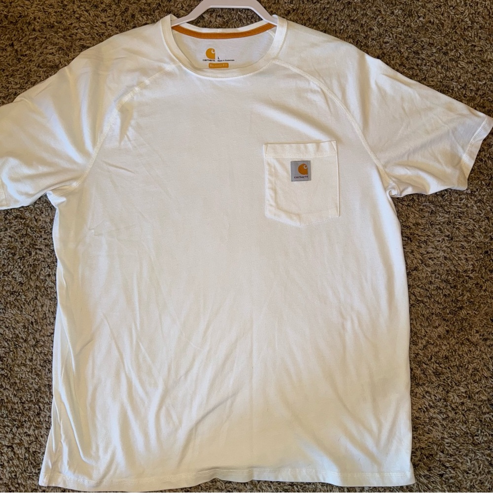 Carhartt Men's Classic White Short Sleeve Tee